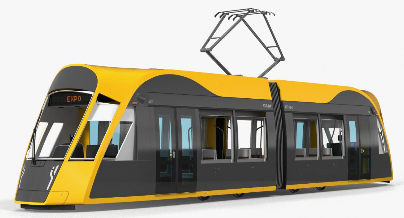 City Tram Generic 3D