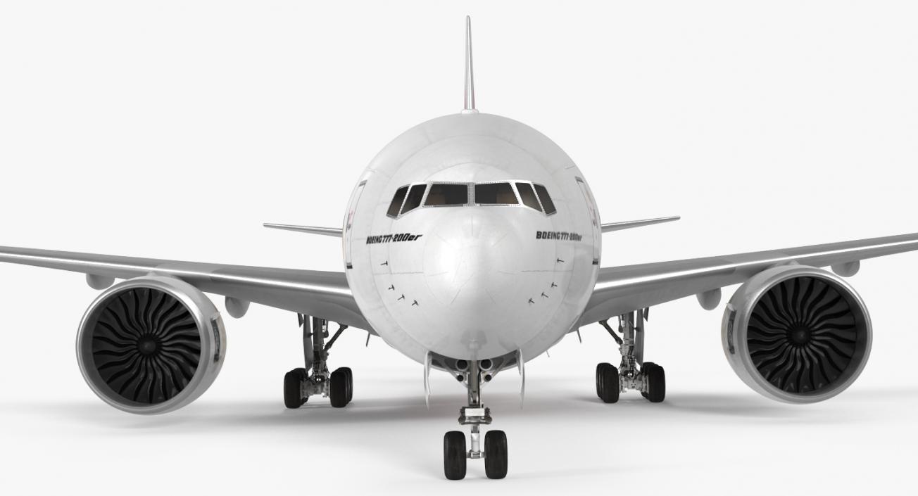 Boeing 777 200ER Emirates Airlines 3D model