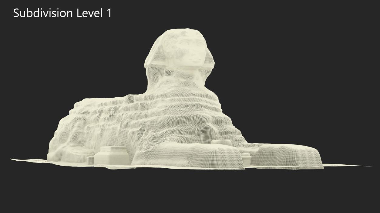 3D The Great Sphinx