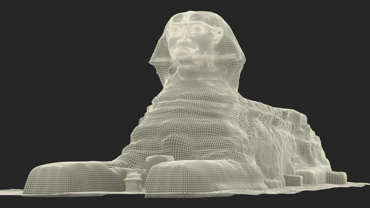 3D The Great Sphinx