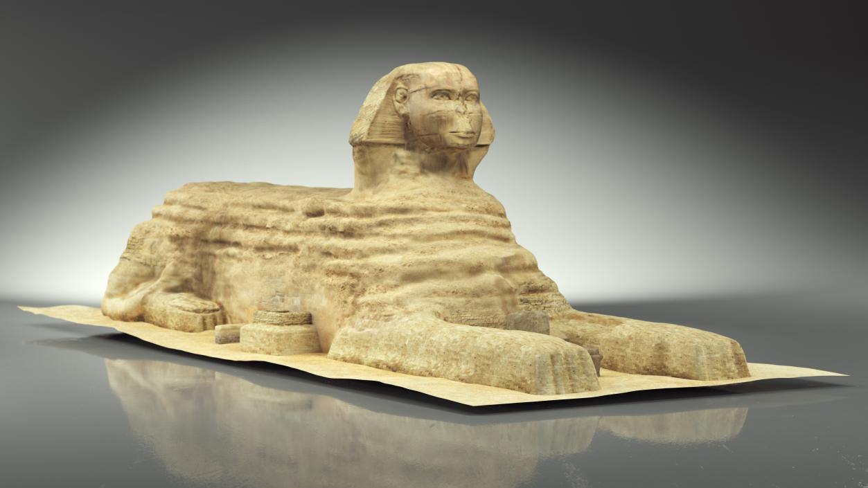 3D The Great Sphinx