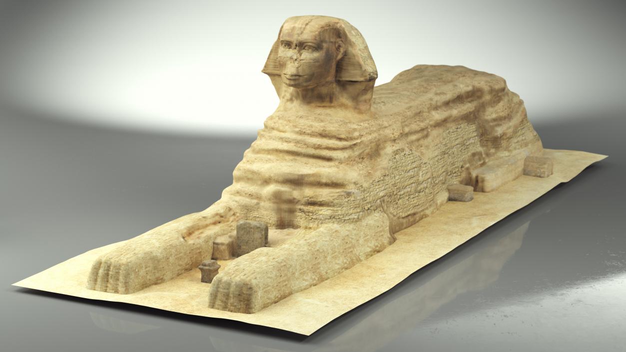 3D The Great Sphinx