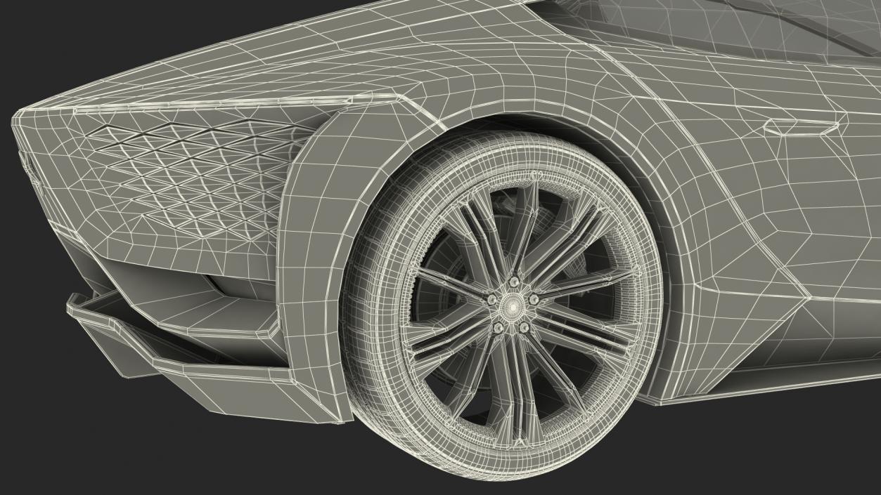 3D Concept Car DS X E-TENSE Rigged