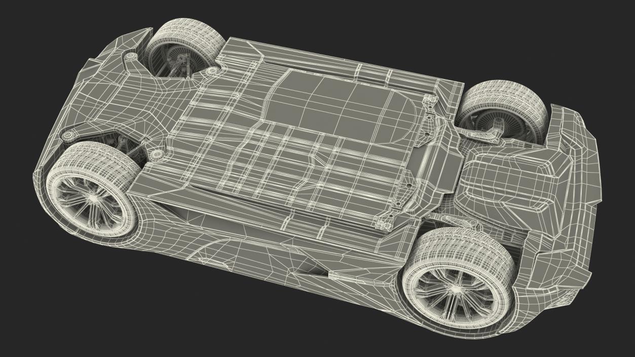 3D Concept Car DS X E-TENSE Rigged