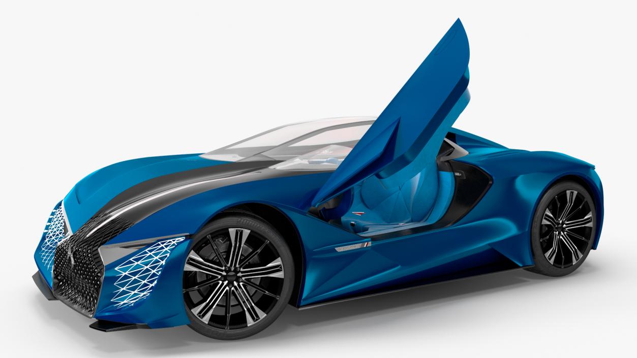 3D Concept Car DS X E-TENSE Rigged