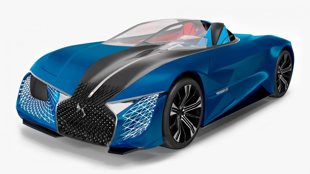 3D Concept Car DS X E-TENSE Rigged