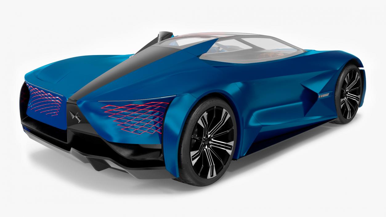 3D Concept Car DS X E-TENSE Rigged