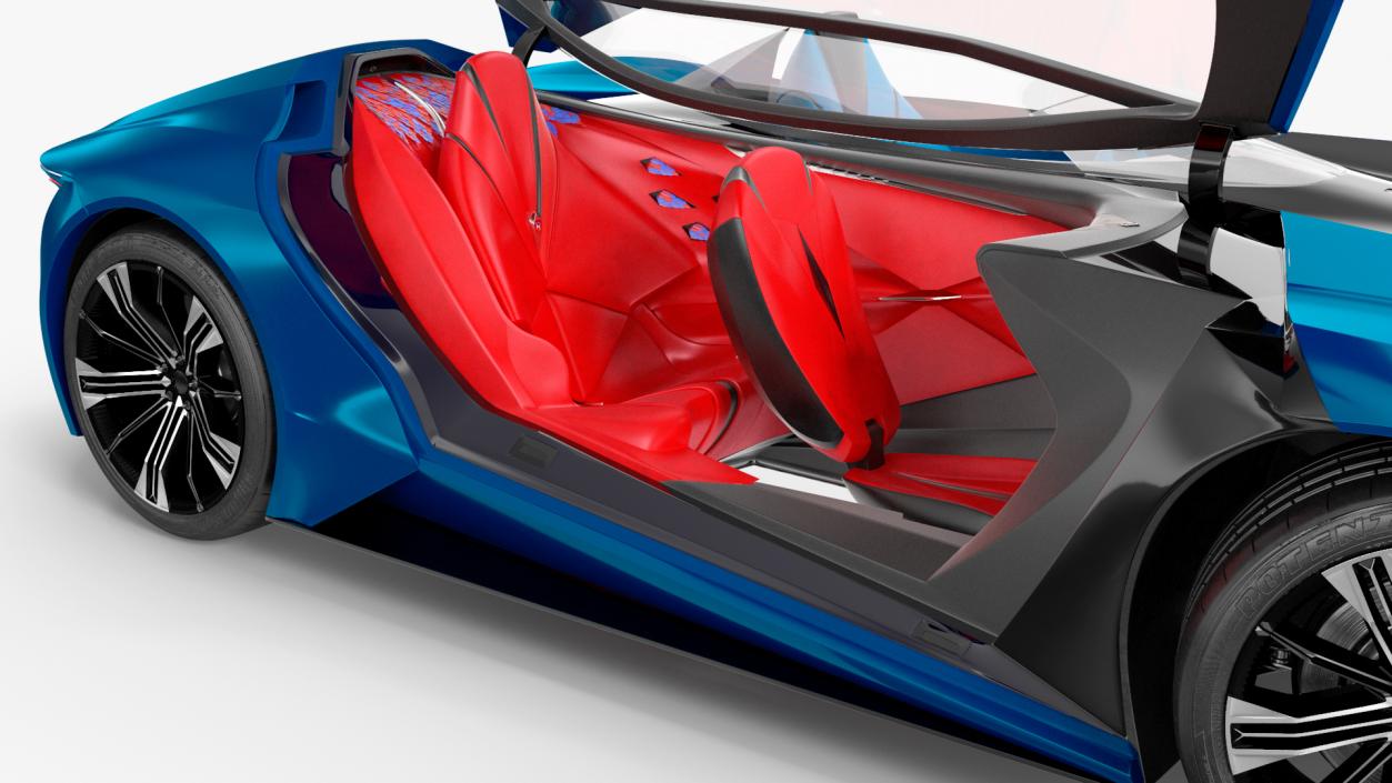 3D Concept Car DS X E-TENSE Rigged