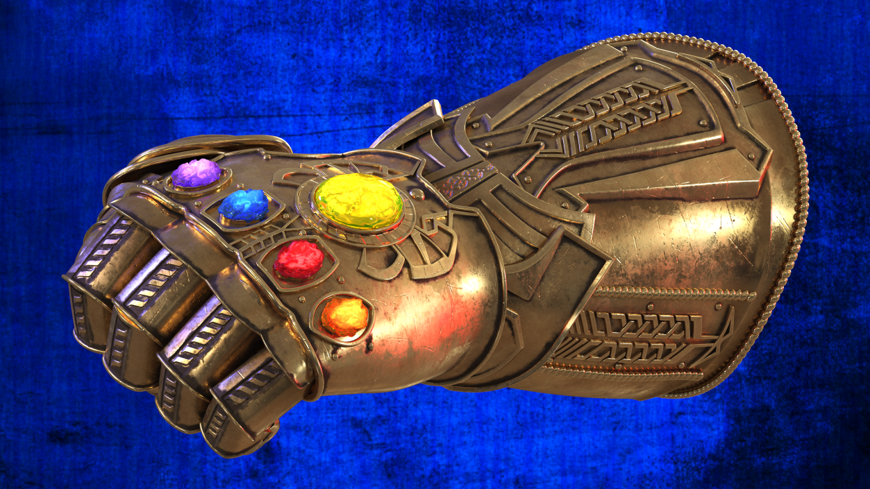 3D model Infinity Gauntlet Glow in Fist