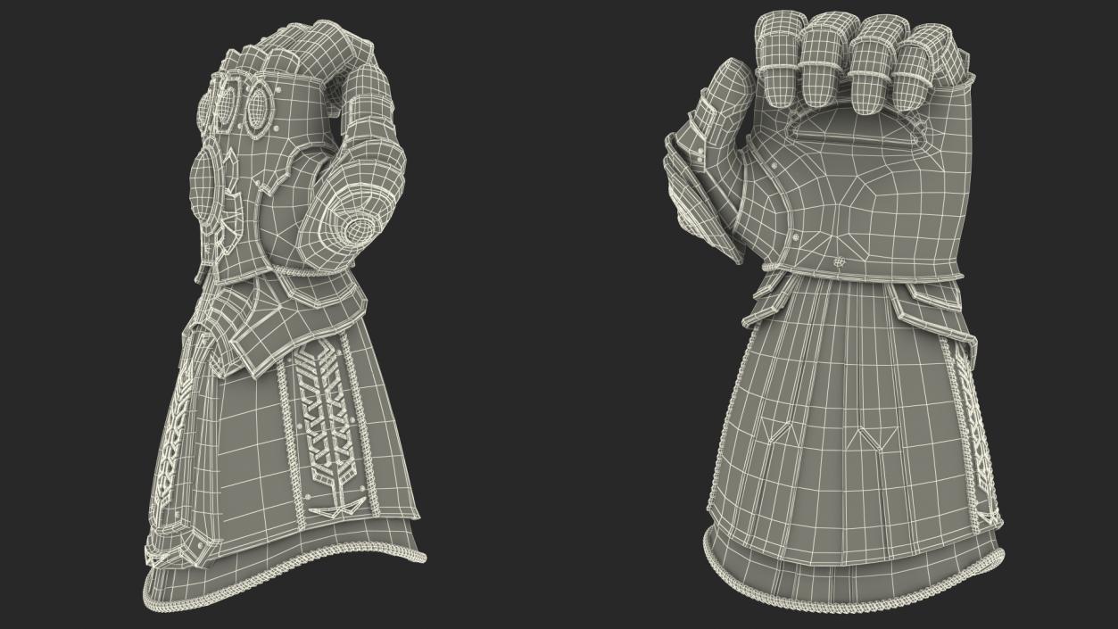 3D model Infinity Gauntlet Glow in Fist