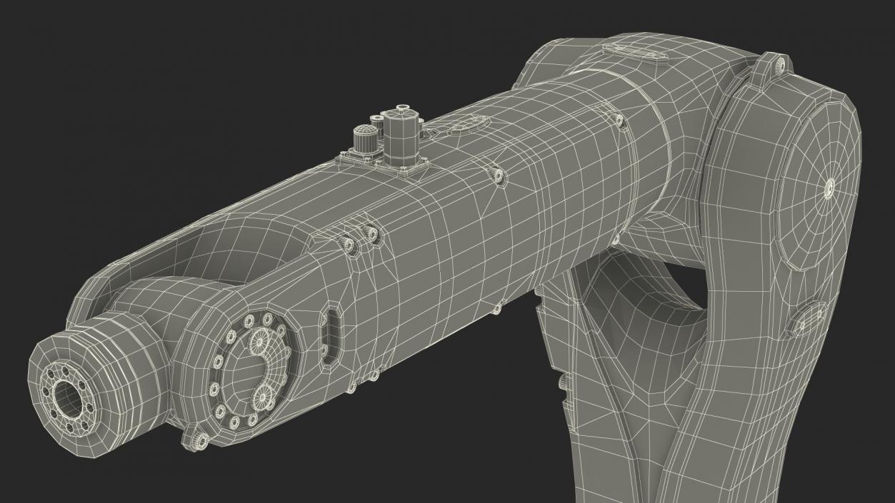 Robot Arm Kuka R1100 Rigged 3D