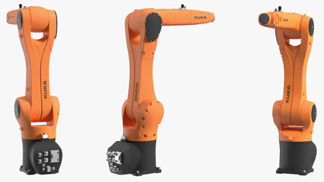 Robot Arm Kuka R1100 Rigged 3D