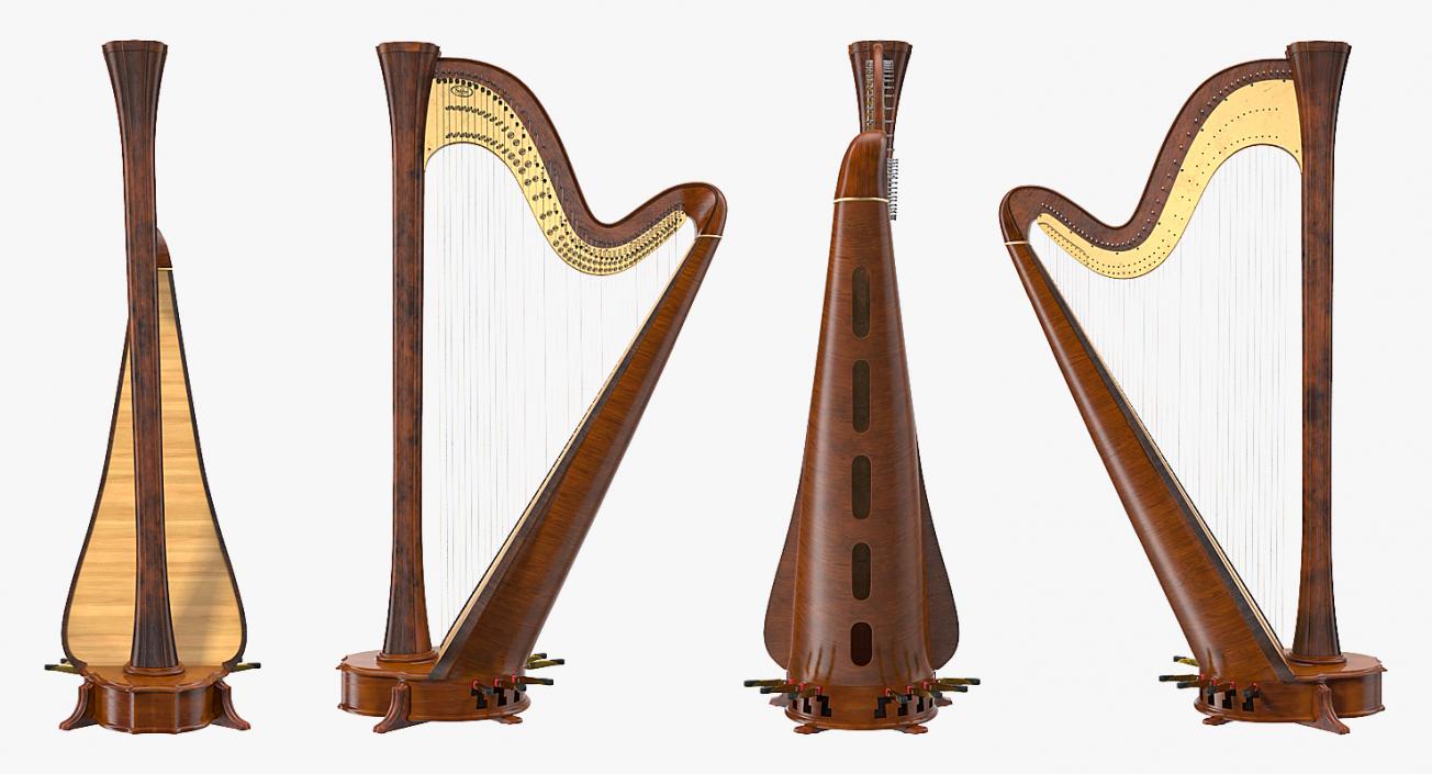 3D Stringed Instruments Collection 6 model