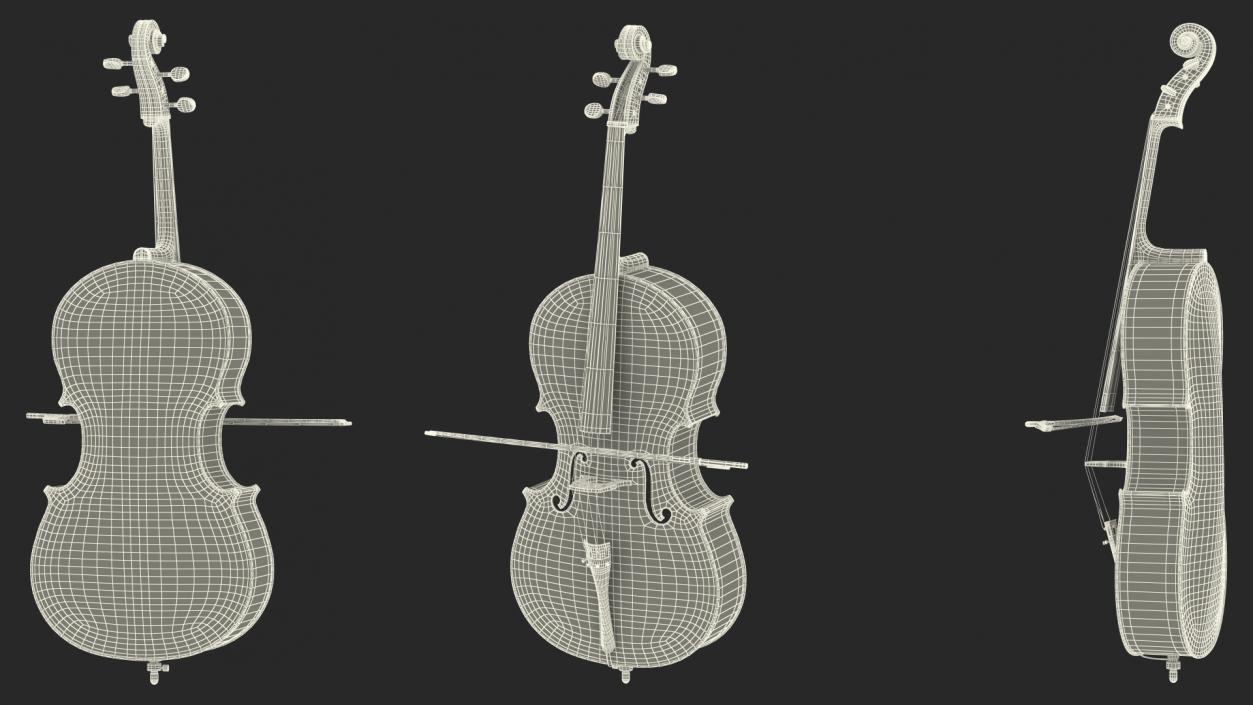 3D Stringed Instruments Collection 6 model