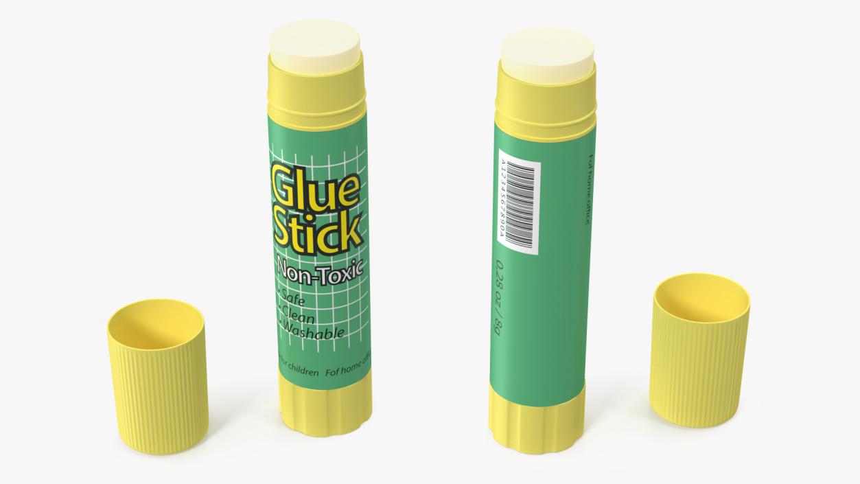 3D Glue Tubes Collection 2 model