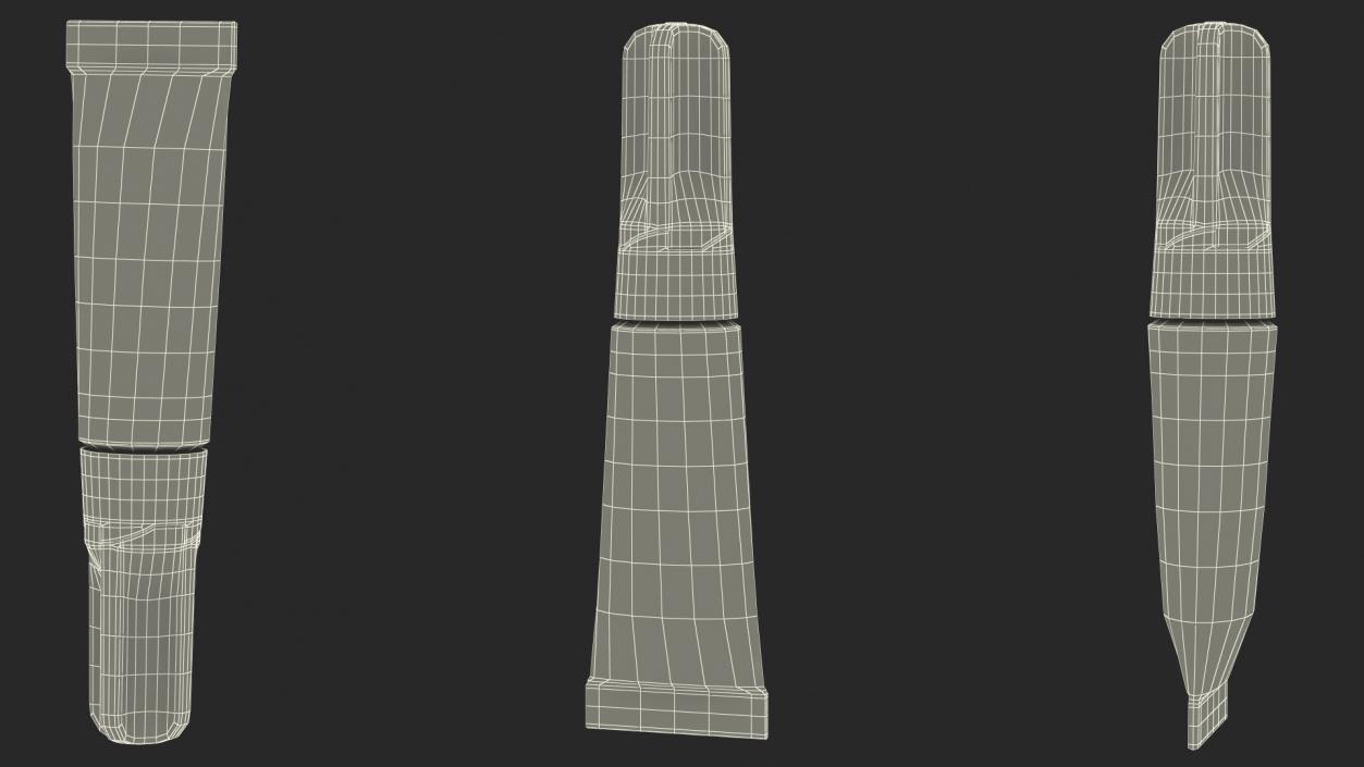 3D Glue Tubes Collection 2 model