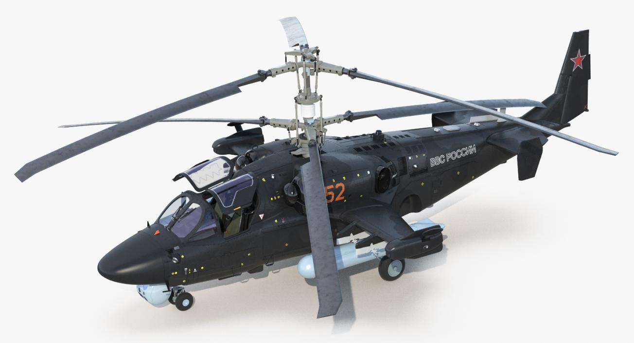 3D Rigged Russian Military Helicopters 3D Models Collection