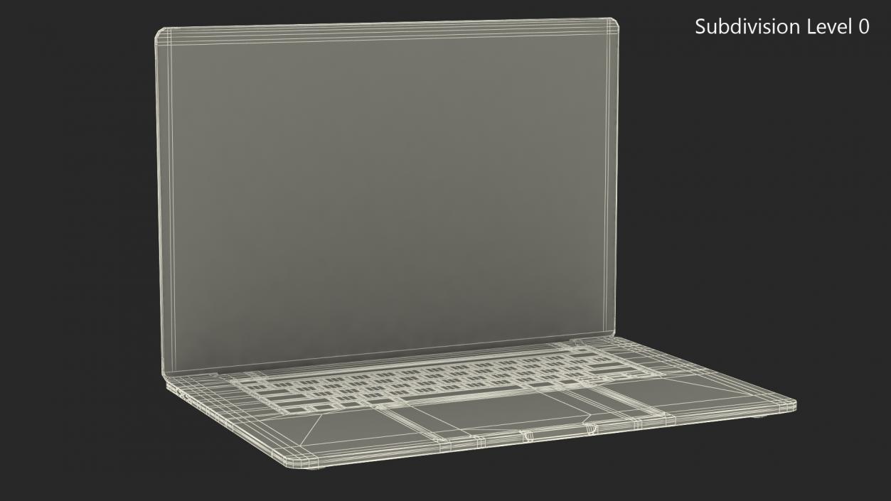 3D model Macbook Pro 16 inch Space Grey