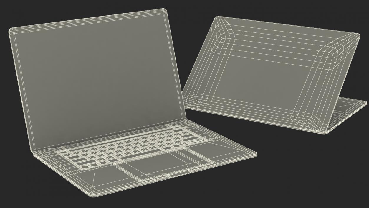 3D model Macbook Pro 16 inch Space Grey