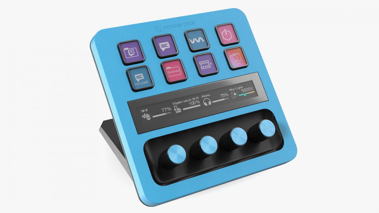 3D Elgato Stream Deck Blue model