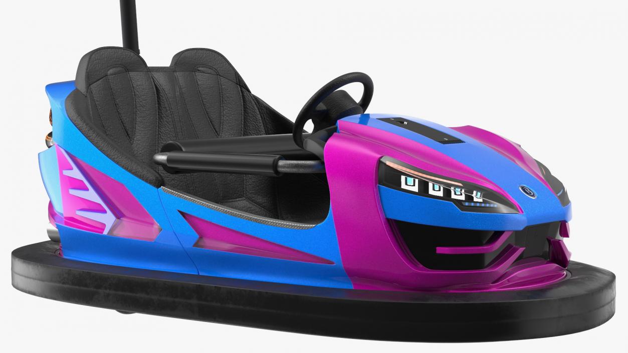 3D model Bumper Car Bertazzon NewYork Purple