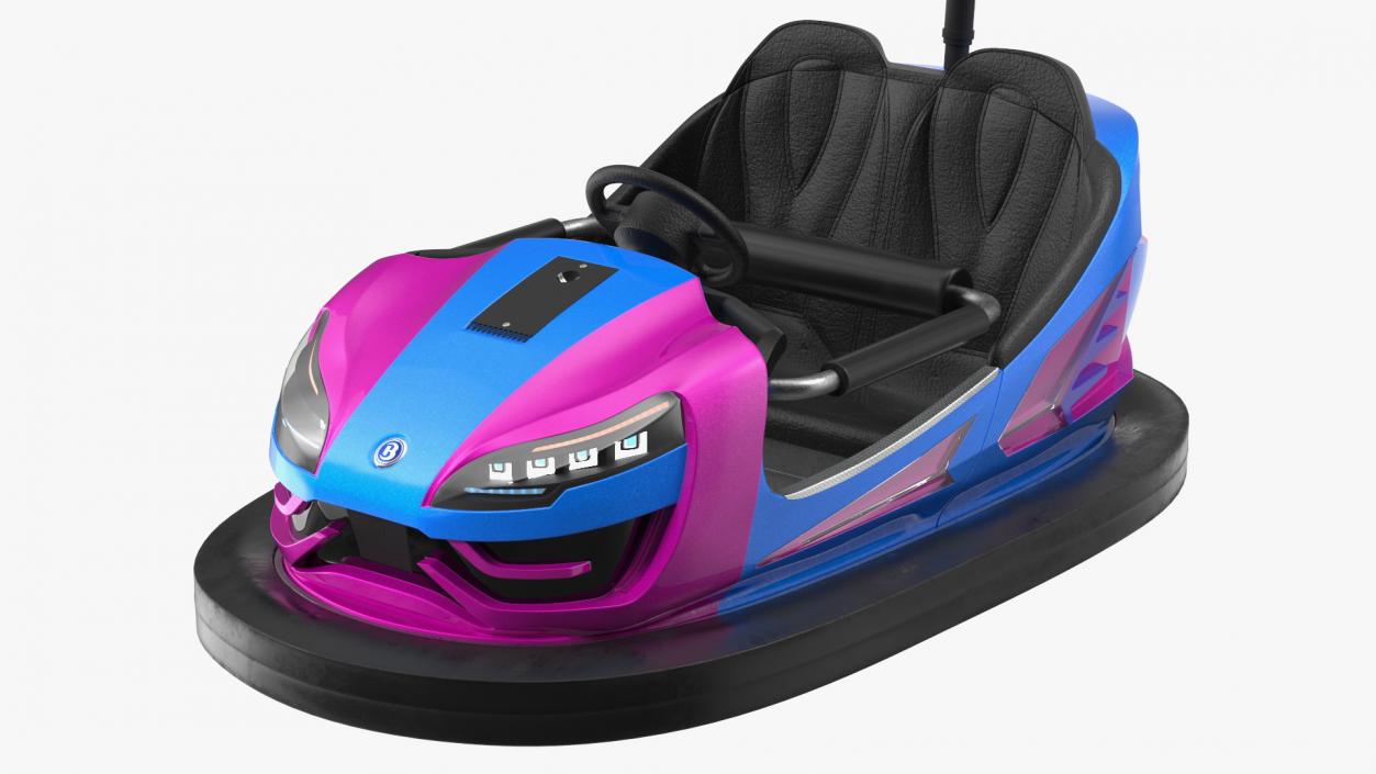 3D model Bumper Car Bertazzon NewYork Purple