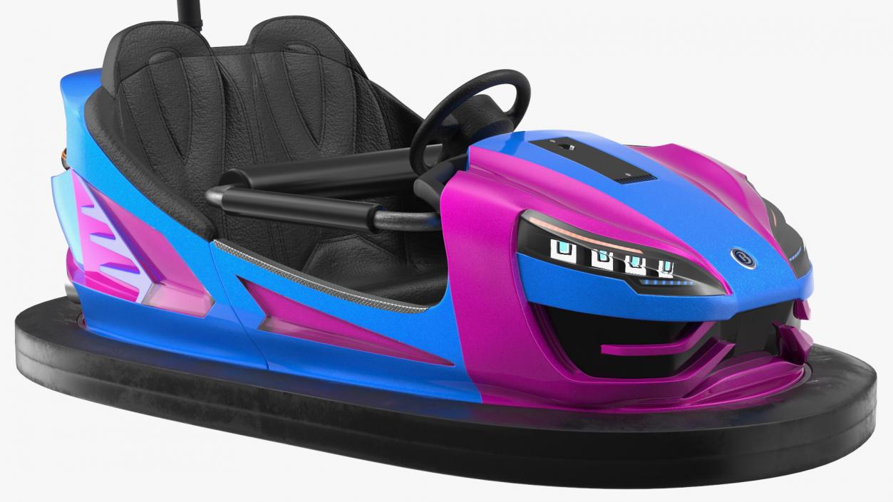 3D model Bumper Car Bertazzon NewYork Purple