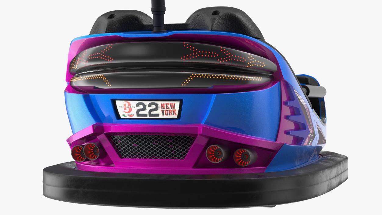 3D model Bumper Car Bertazzon NewYork Purple