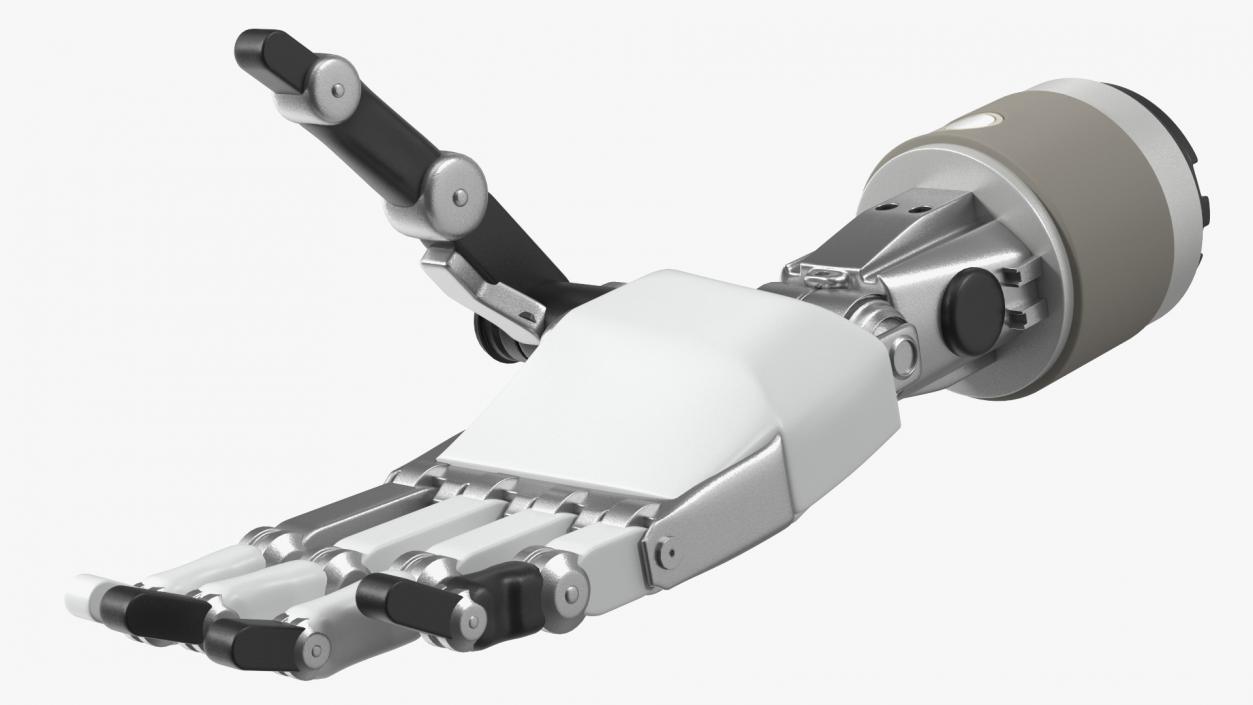 3D model Mechanical Arm Rigged for Cinema 4D