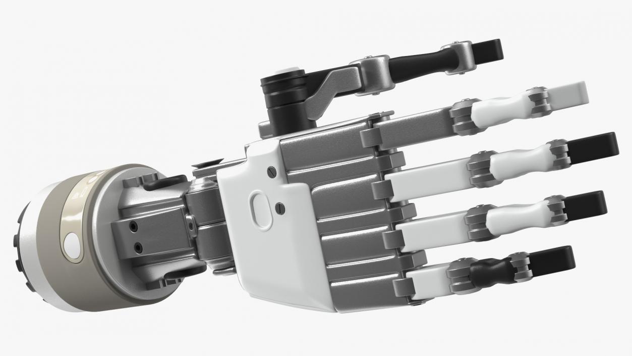 3D model Mechanical Arm Rigged for Cinema 4D