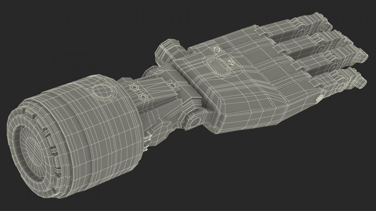 3D model Mechanical Arm Rigged for Cinema 4D