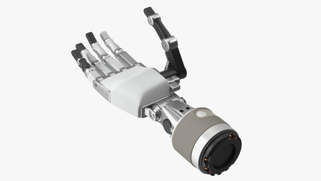 3D model Mechanical Arm Rigged for Cinema 4D