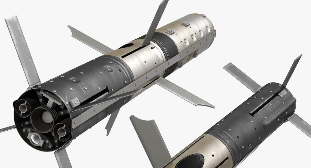 BGM 71F TOW Missile 3D model