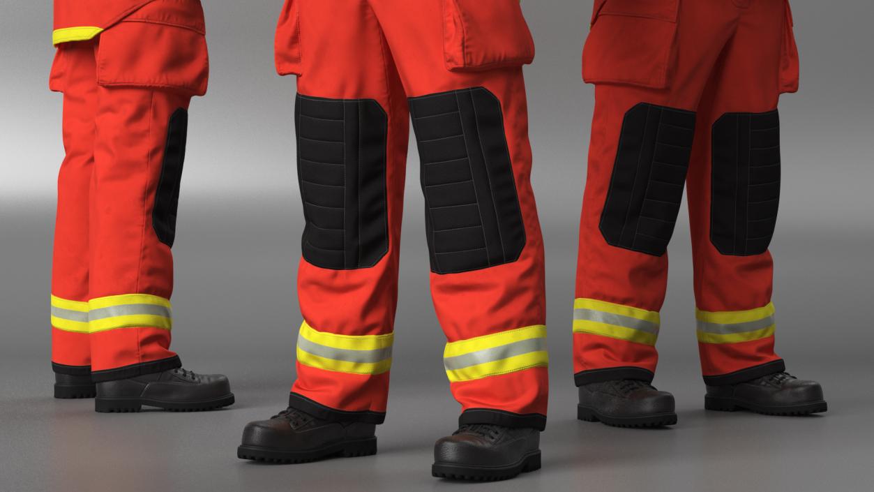 Firefighter Suit Neutral Pose 3D model