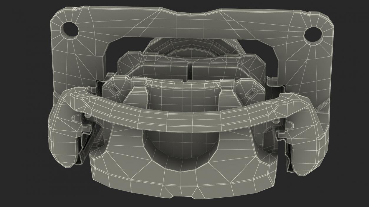 3D Brake Caliper Pads model