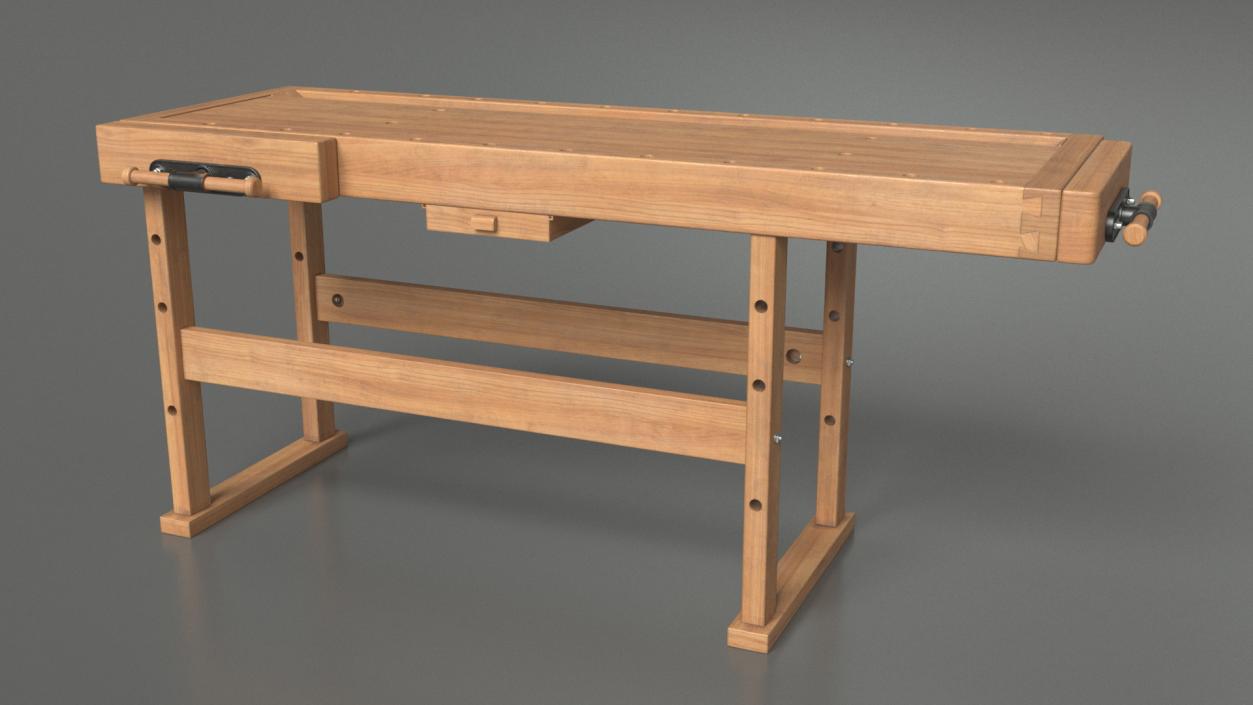 Workbench with Industrial Tools Collection 3D