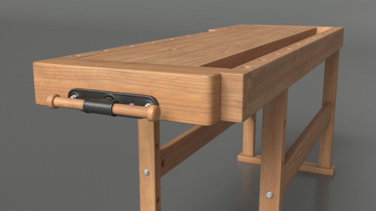 Workbench with Industrial Tools Collection 3D