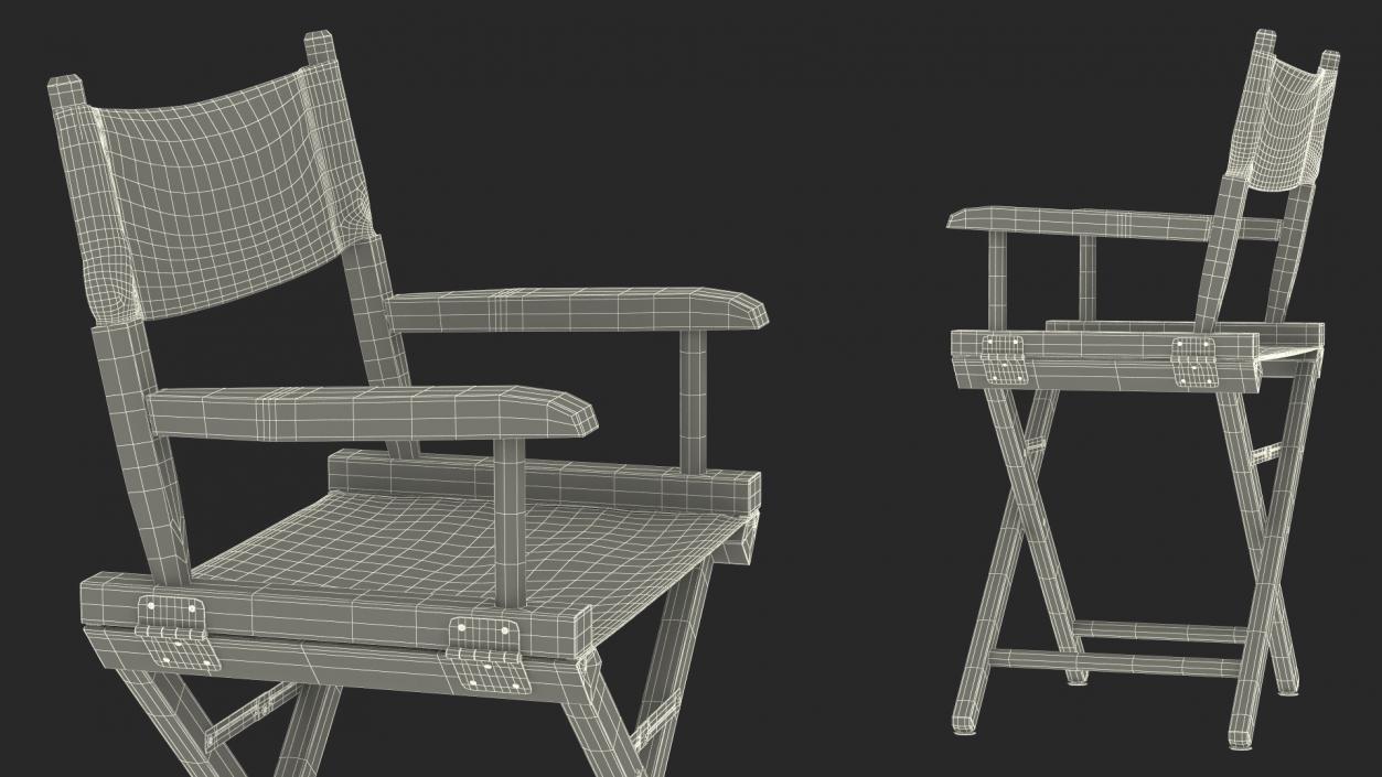 Film Director Chair 3D model