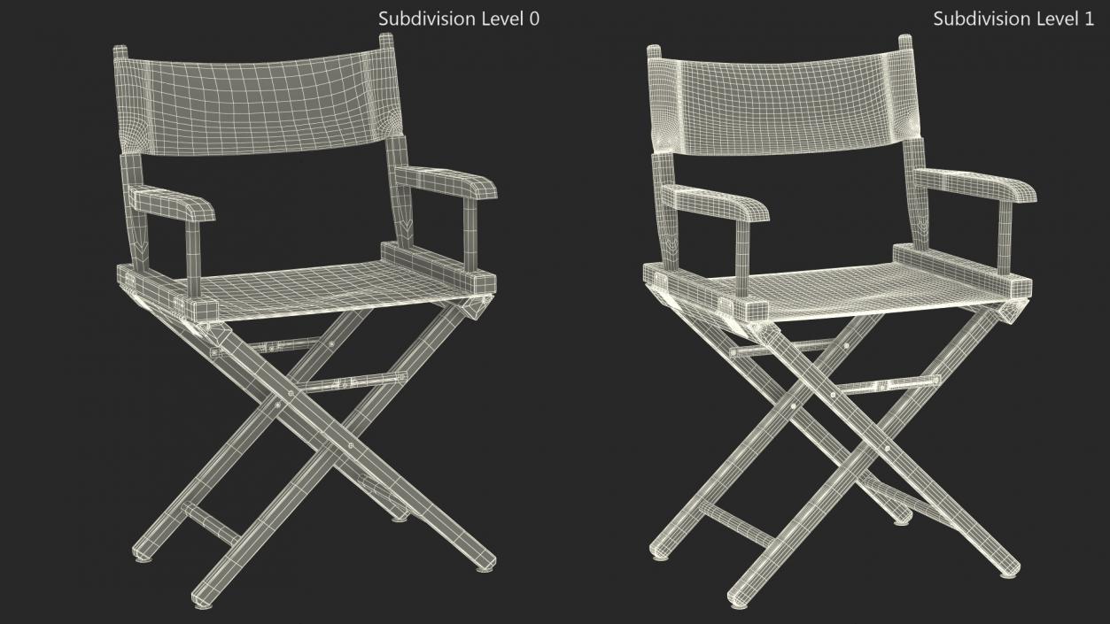 Film Director Chair 3D model