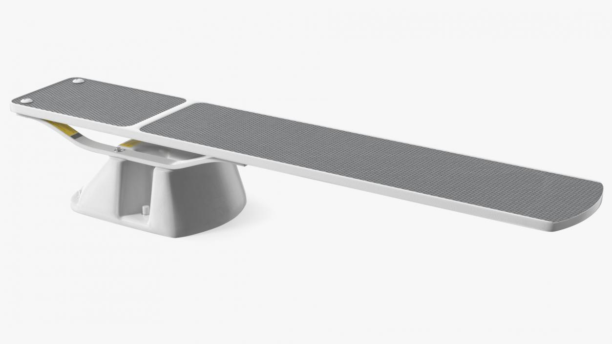 Pool Diving Board Gray 3D