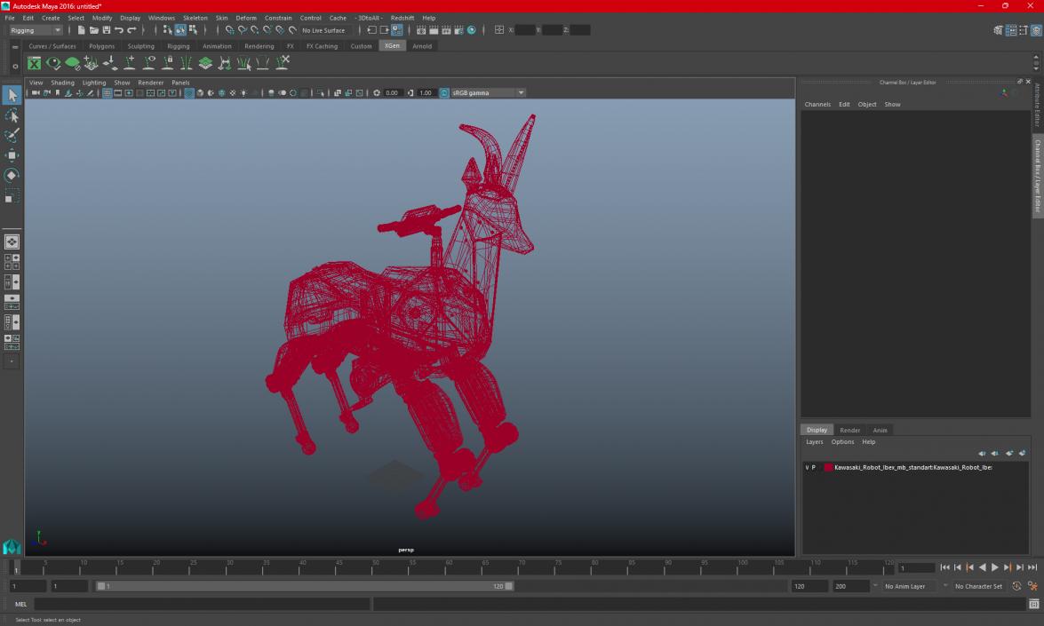 Kawasaki Robot Ibex 3D model