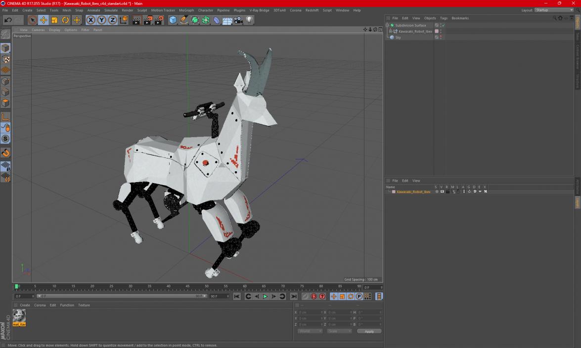 Kawasaki Robot Ibex 3D model