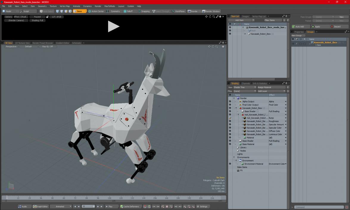 Kawasaki Robot Ibex 3D model