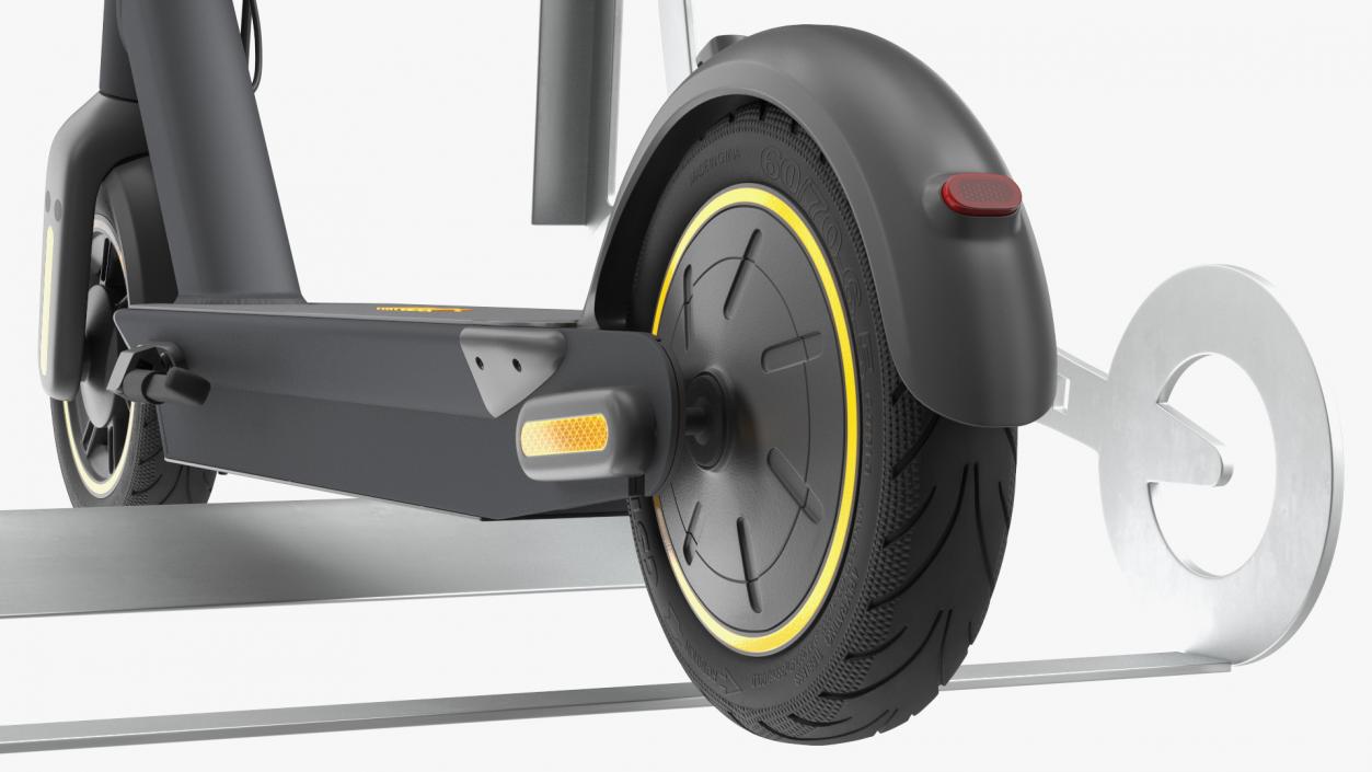 Scooter Parking Rack with Ninebot KickScooter MAX 3D model