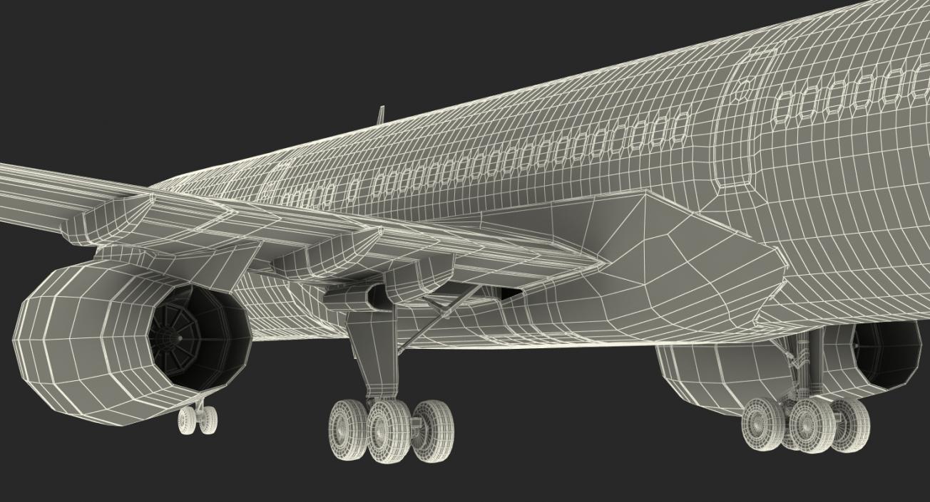 3D model Boeing 757-200F Generic Rigged