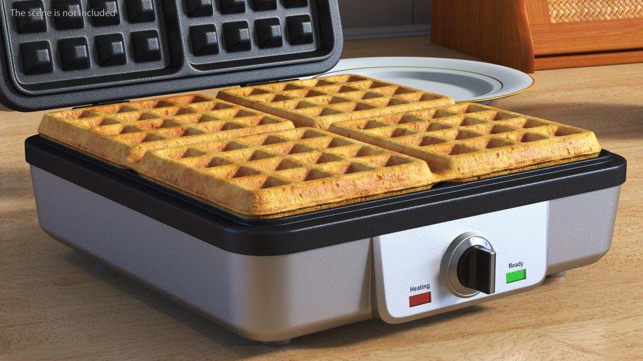 3D Square Waffle model