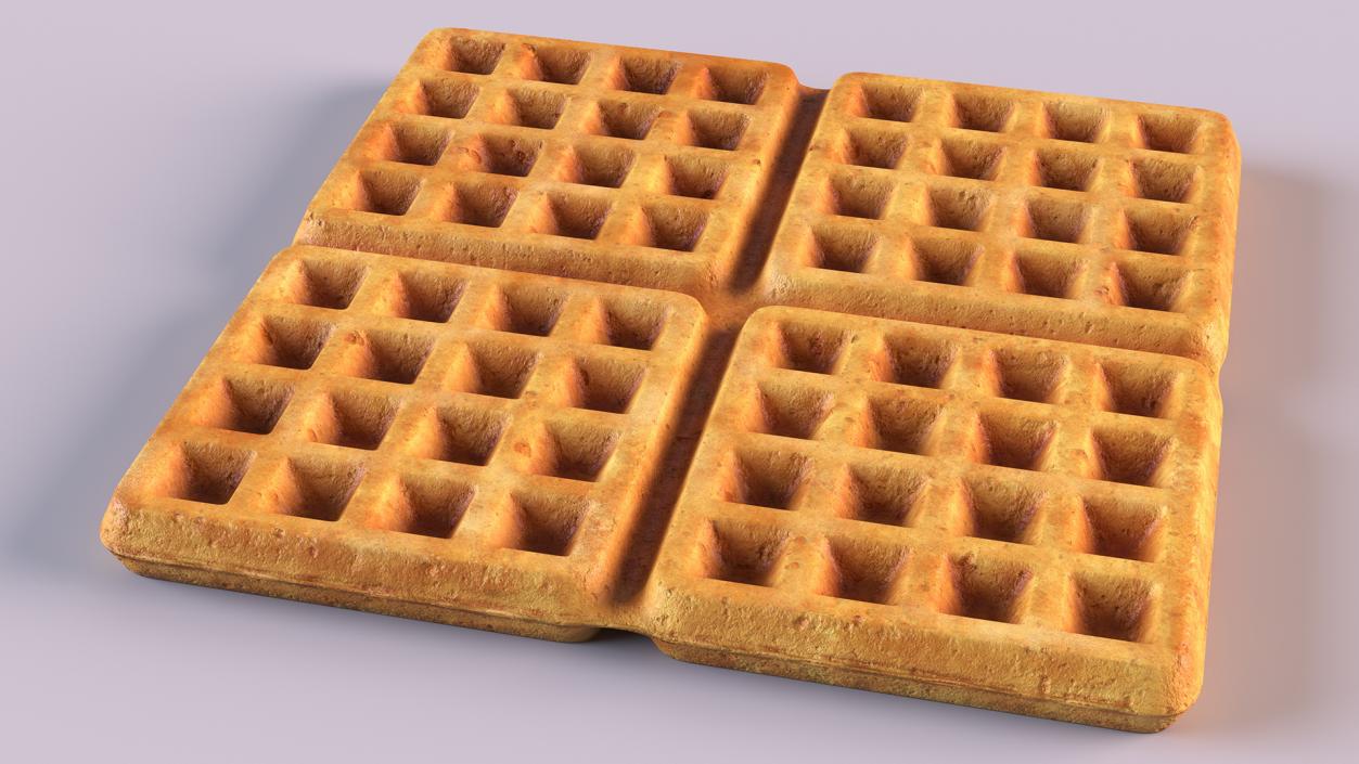 3D Square Waffle model