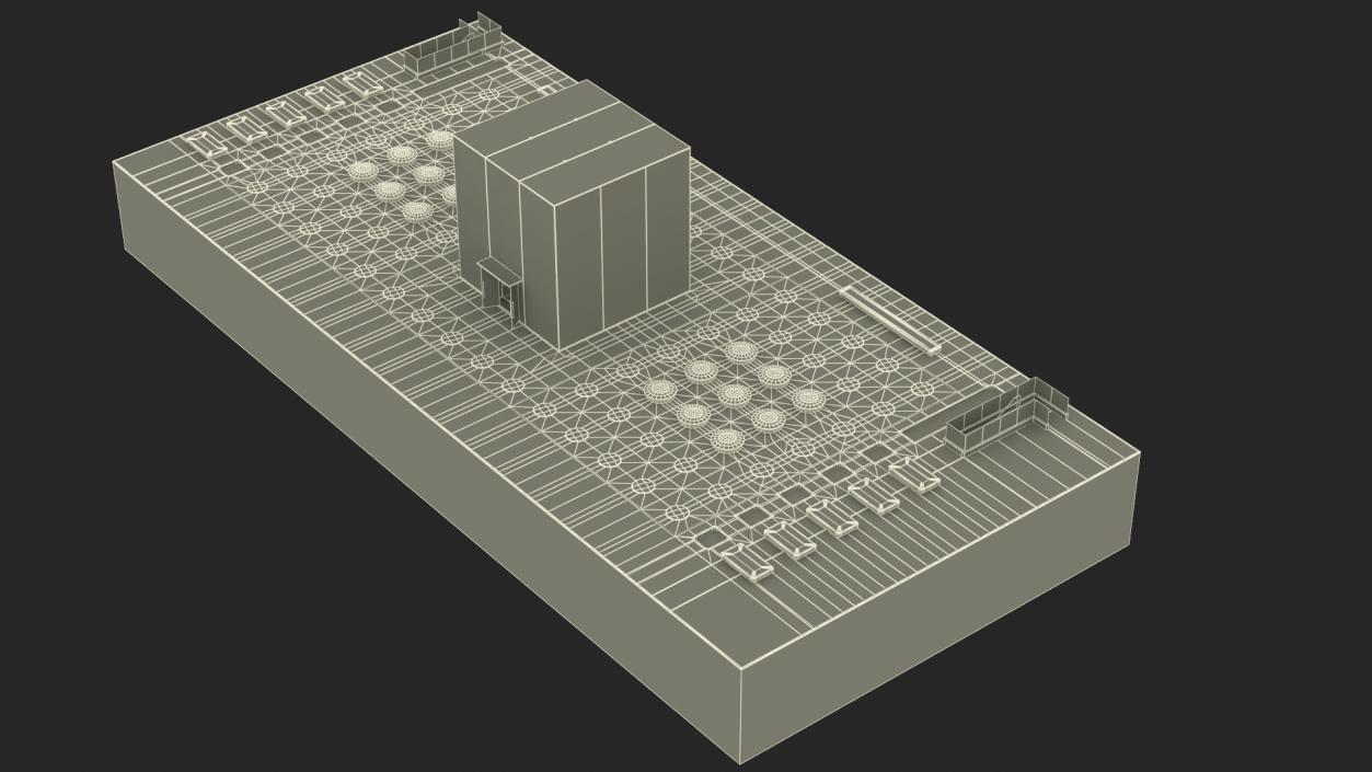 3D Empty Apple Store Space model