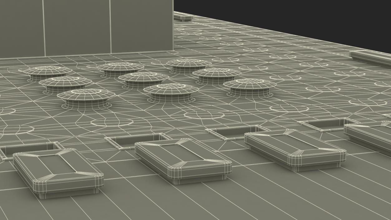 3D Empty Apple Store Space model