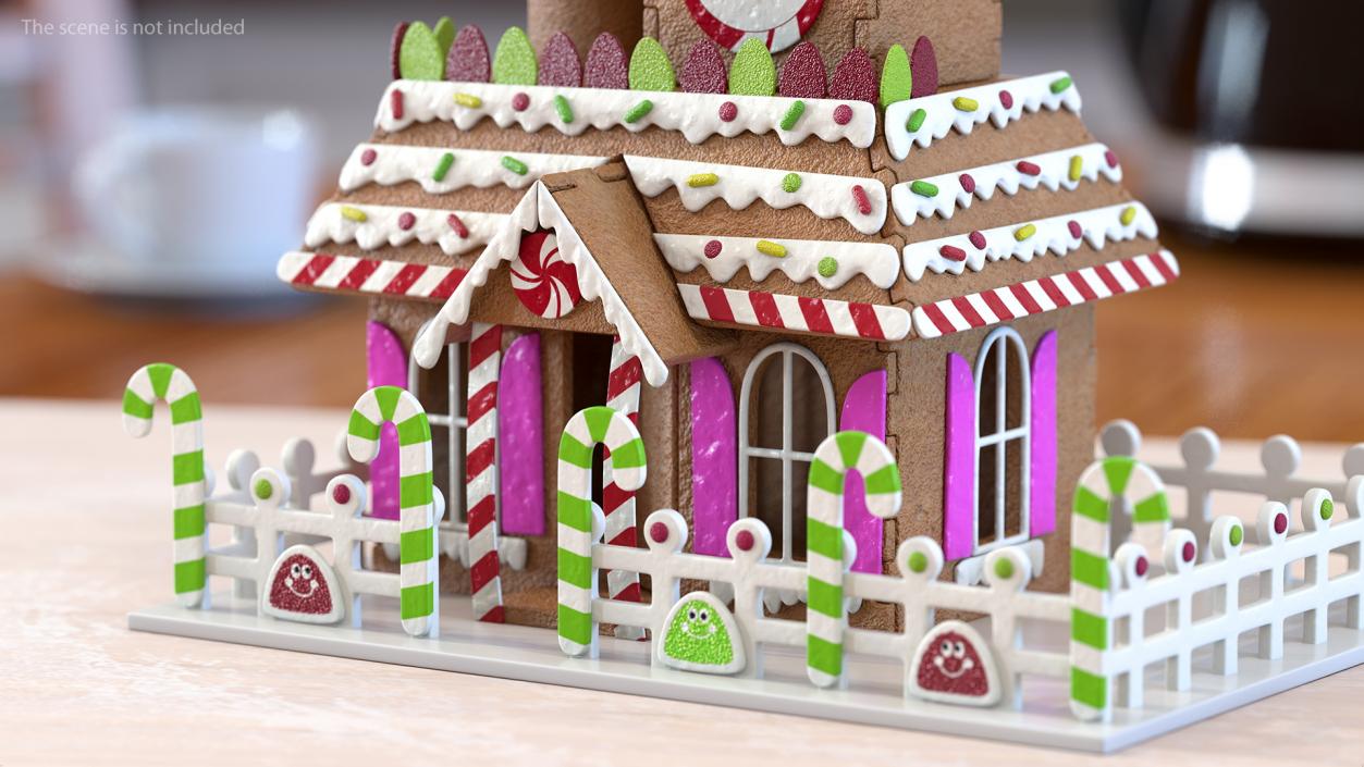 Christmas Gingerbread House 3D